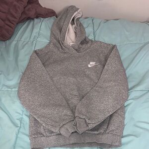 Nike kids Heather Gray Hoodie